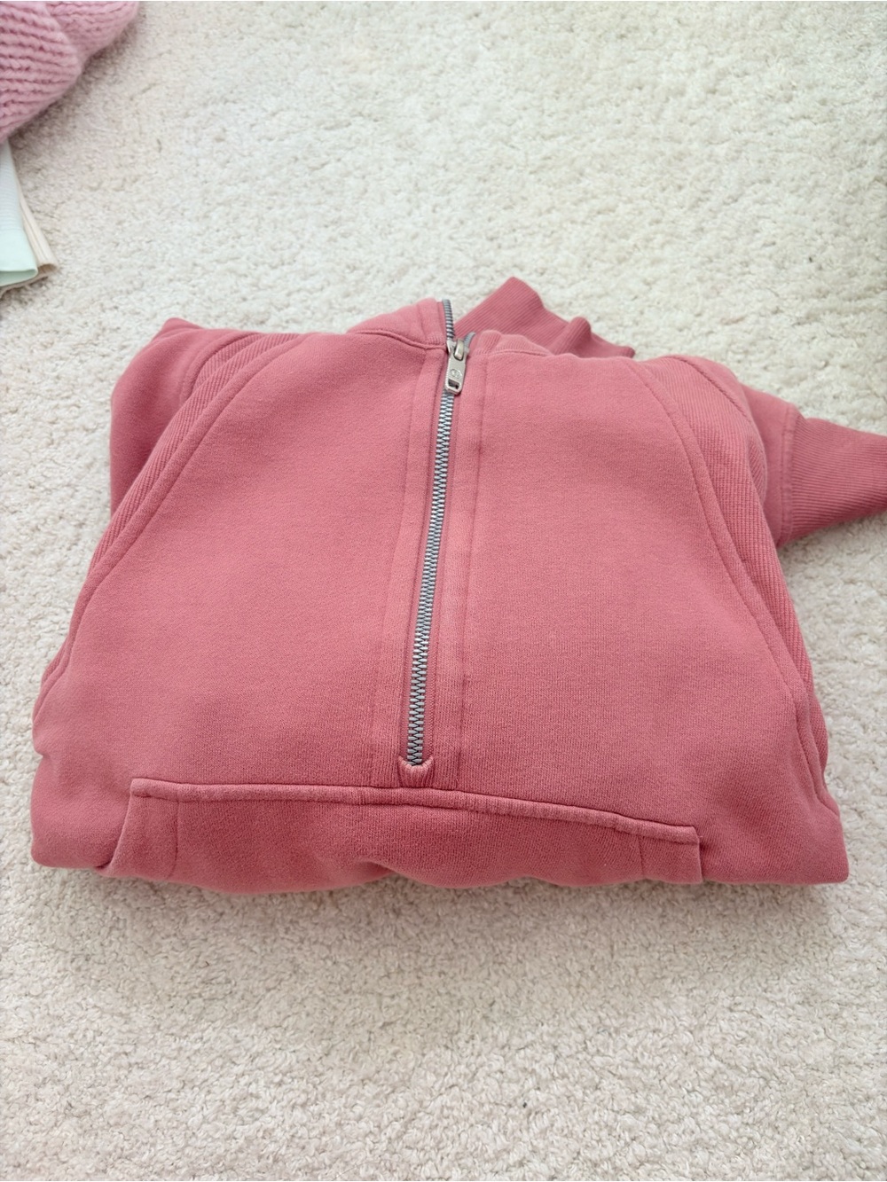 lululemon athletica Pink Half-Zip Sweatshirt